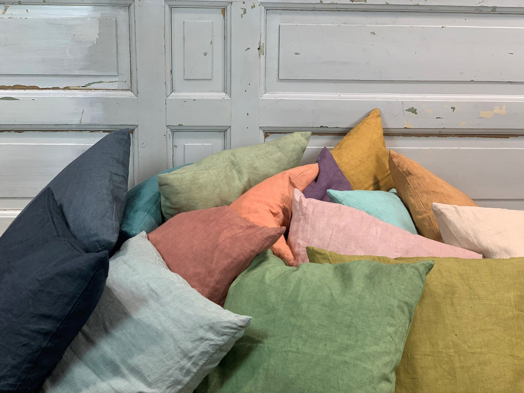 Linen cushions from Quote Copenhagen