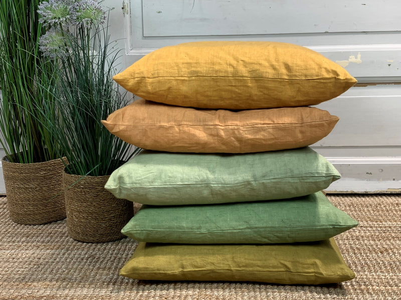 Linen pillow - Olive