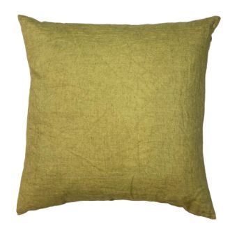 Linen cushion cover - Olive